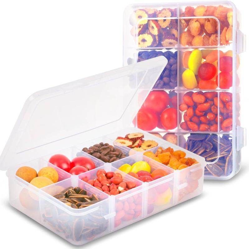 Food Snacks With Iron - Contenitore per snack a 8 scomparti,