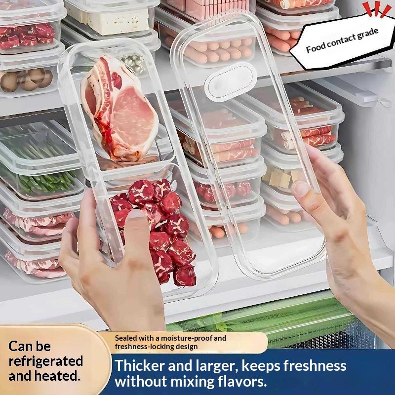 Food Snacks With Iron - Organizzatore Impilabile per Frigorifero e Congelatore,