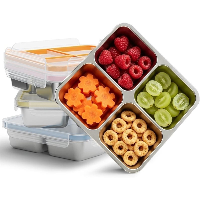 Food Snacks Box - GIGI Set di 4 Contenitori per