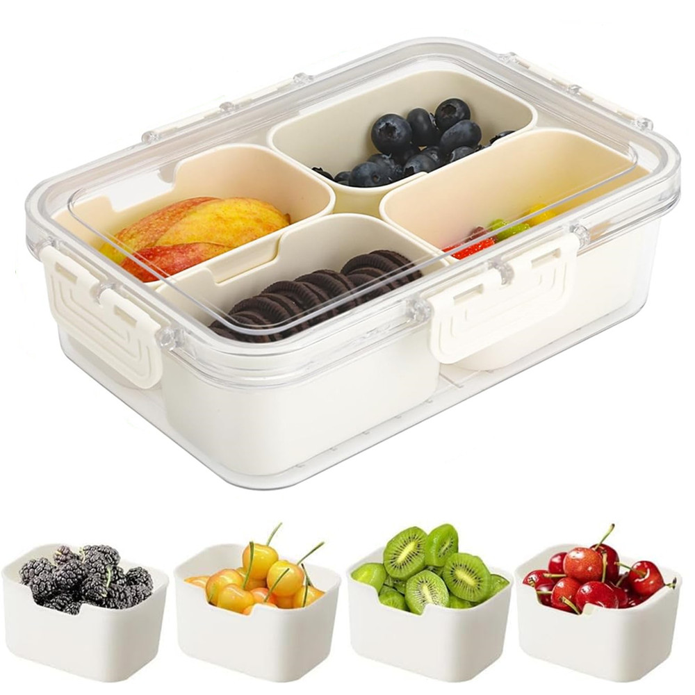 Food Snacks Box - Contenitore Portatile per Alimenti, Scatola per