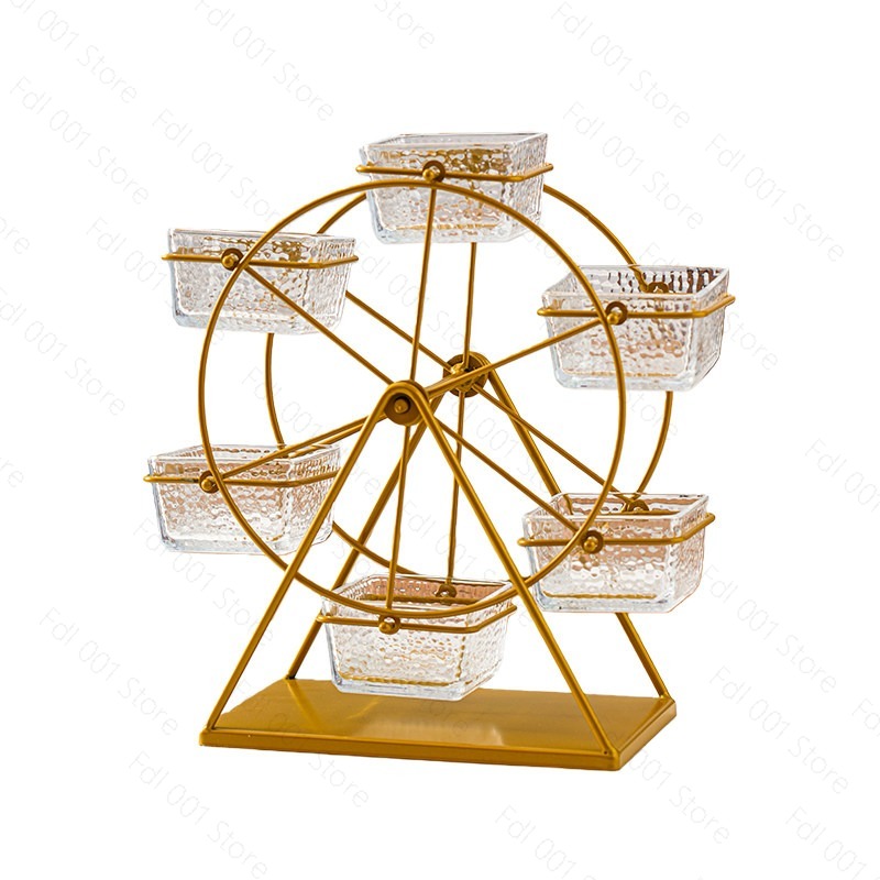 Food Snacks With Iron - Espositore girevole a forma di ruota