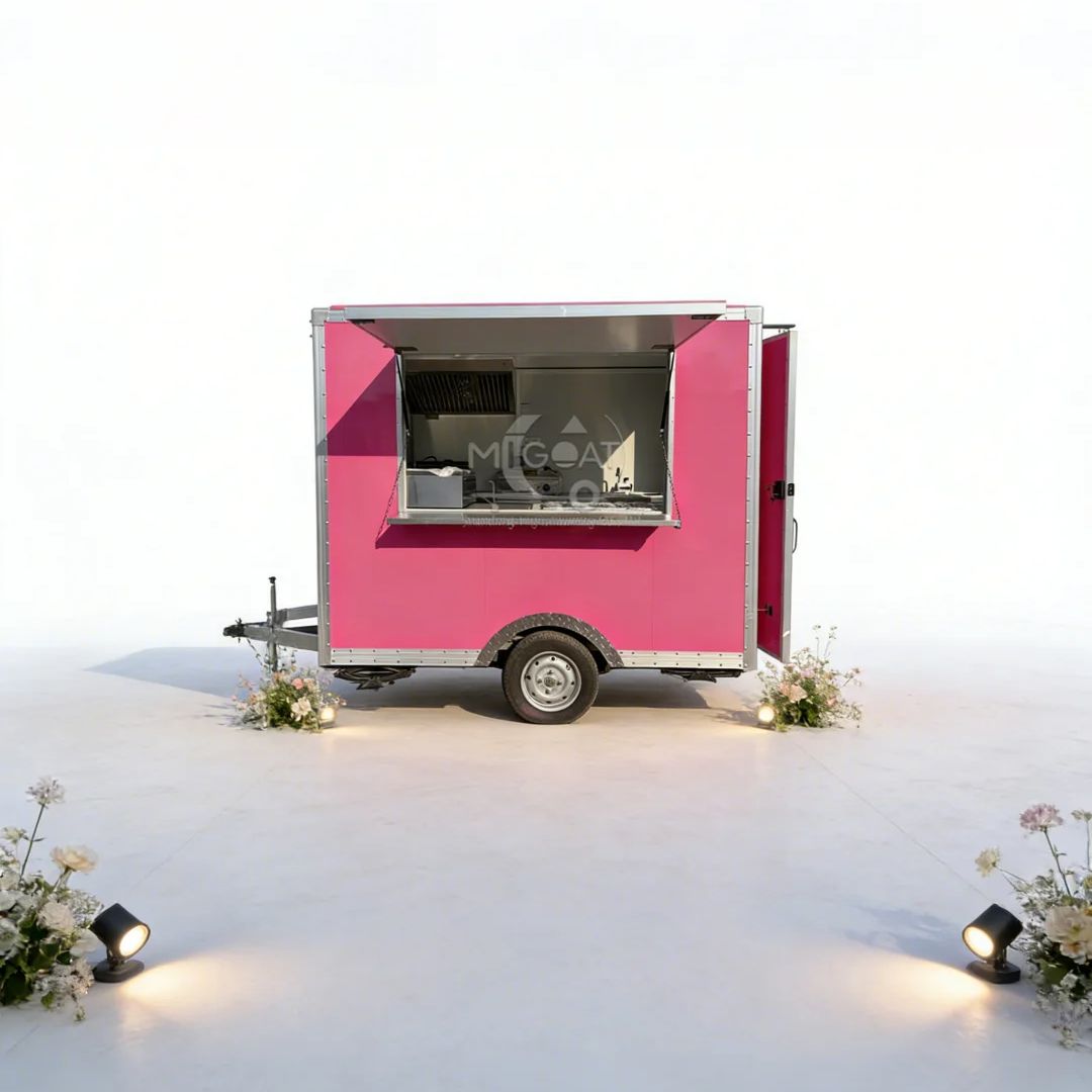 Food E Snacks - Food Truck Rosa Trendy per Esterni,