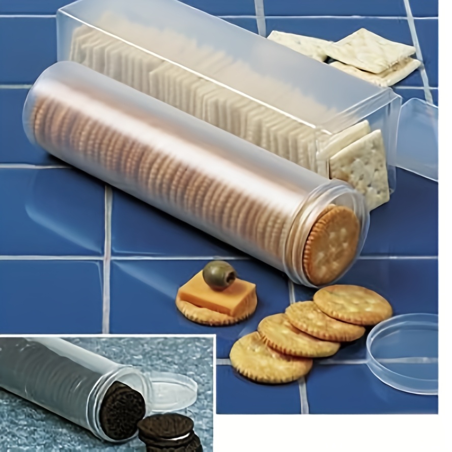 Food Snacks Box - Contenitore Rettangolare Trasparente Sigillato per Alimenti