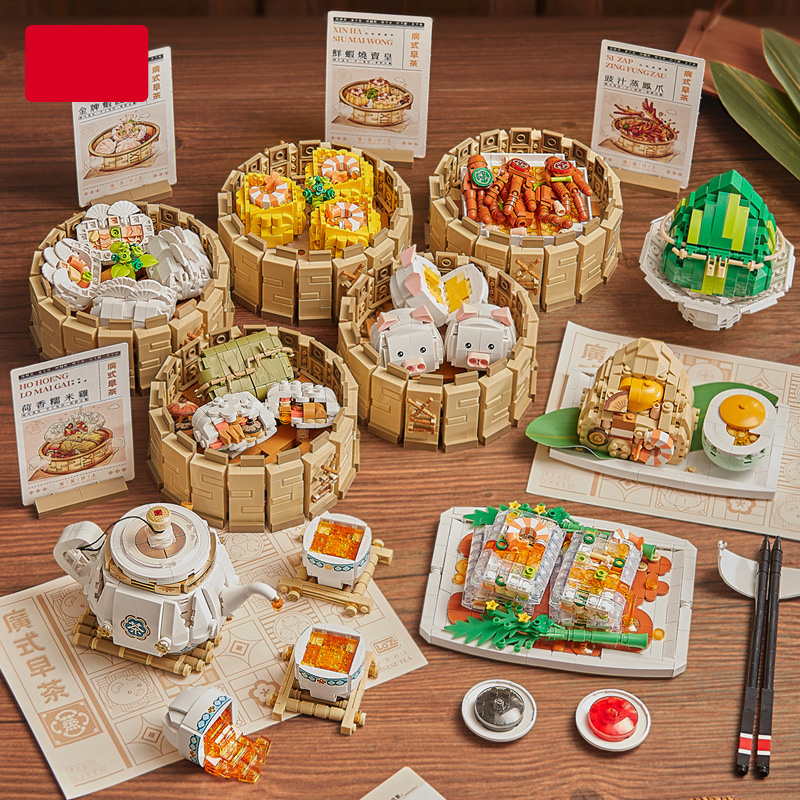 Food Snacks Brands - Cina Delizioso Blocco di Cibo Tè