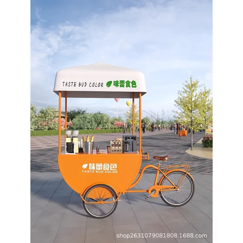 Food Snack - Carretto Mobile per Alimenti da Esterno,