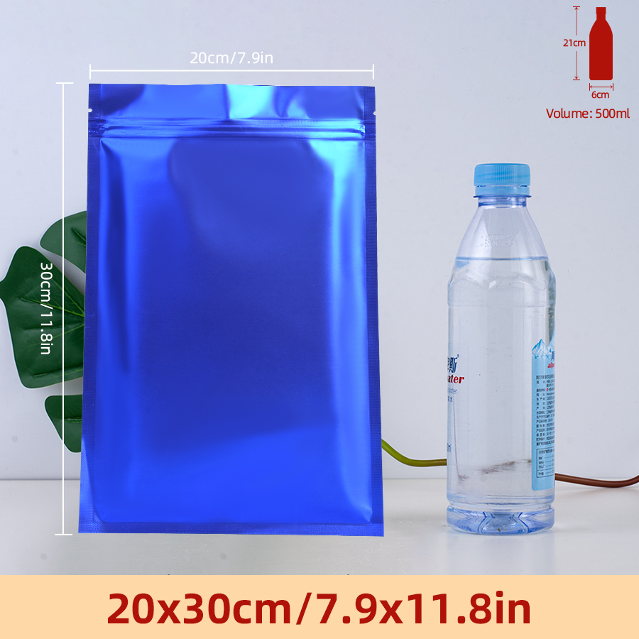Food Snack - 100 buste con cerniera in lamina