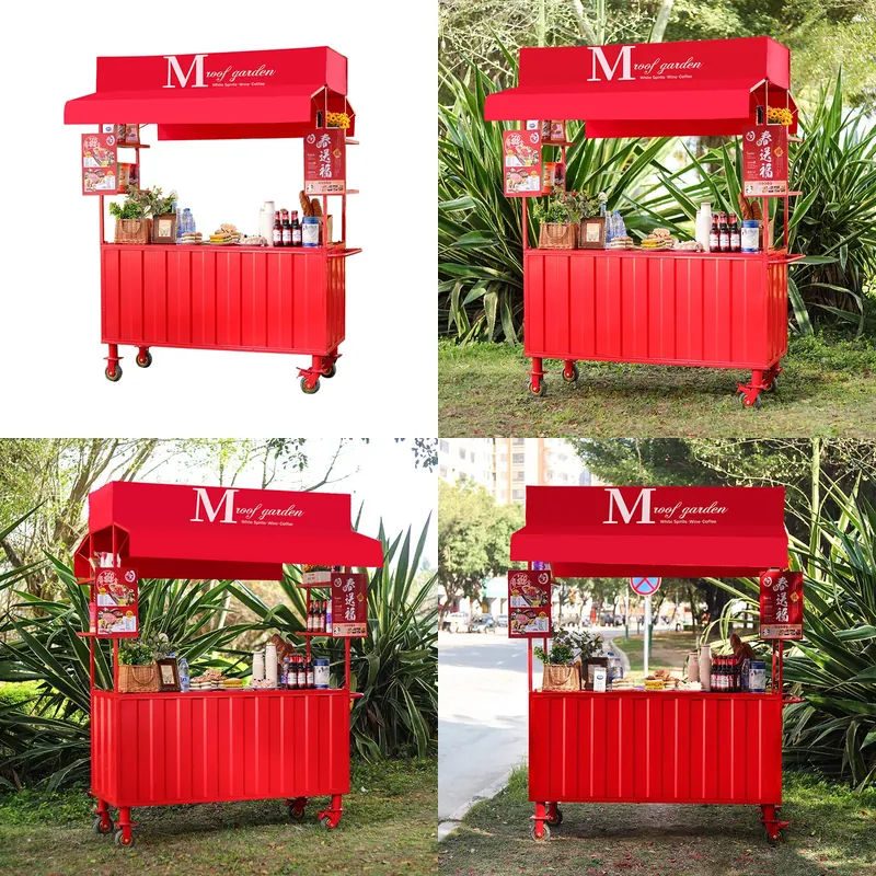 Food Snacks With Iron - Carrello per Alimenti in Ferro Battuto,