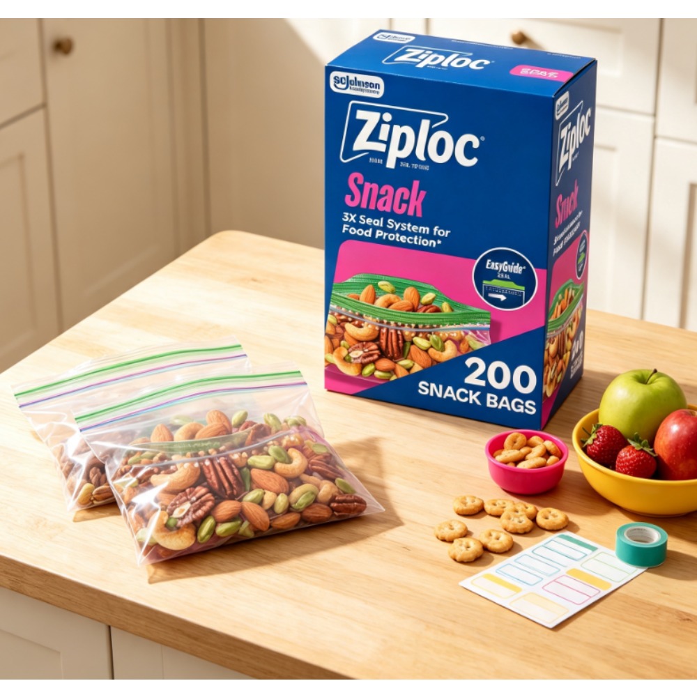 Ziploc ®   Sacchetti per snack - Food Snacks Brands recensione e prezzo