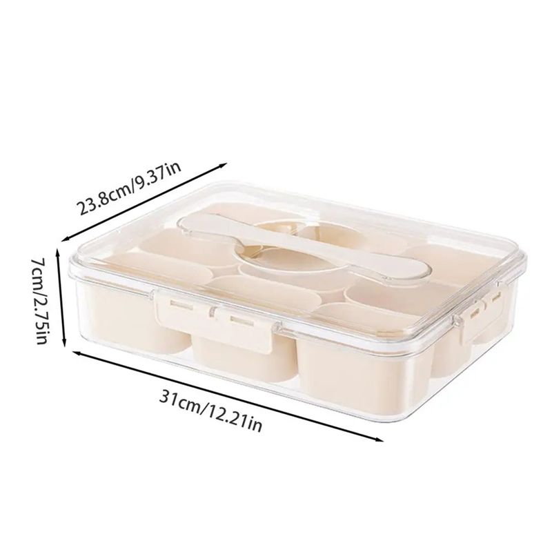 Vassoio da portata diviso in 9 - Food Snacks Box recensione e prezzo