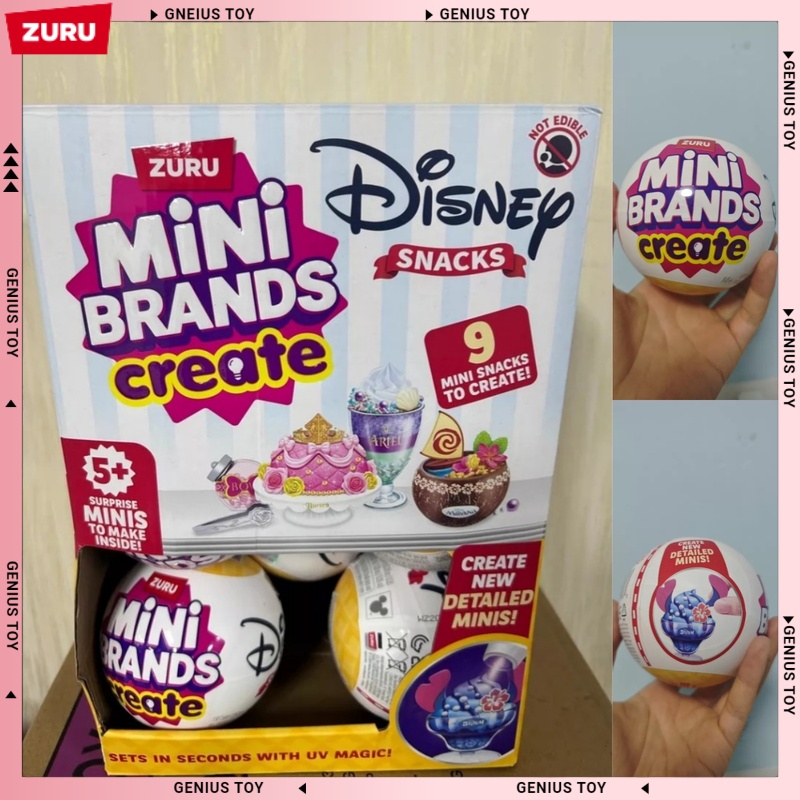 ZURU Mini Brands Create Disney - Food Snacks Brands recensione e prezzo