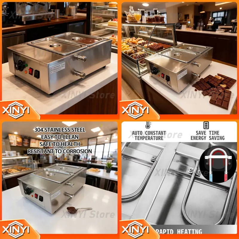 Sciogli Cioccolato in Acciaio  - Snacks Food Warmer recensione e prezzo
